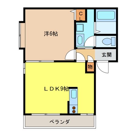 メゾン川口Ⅵの物件間取画像